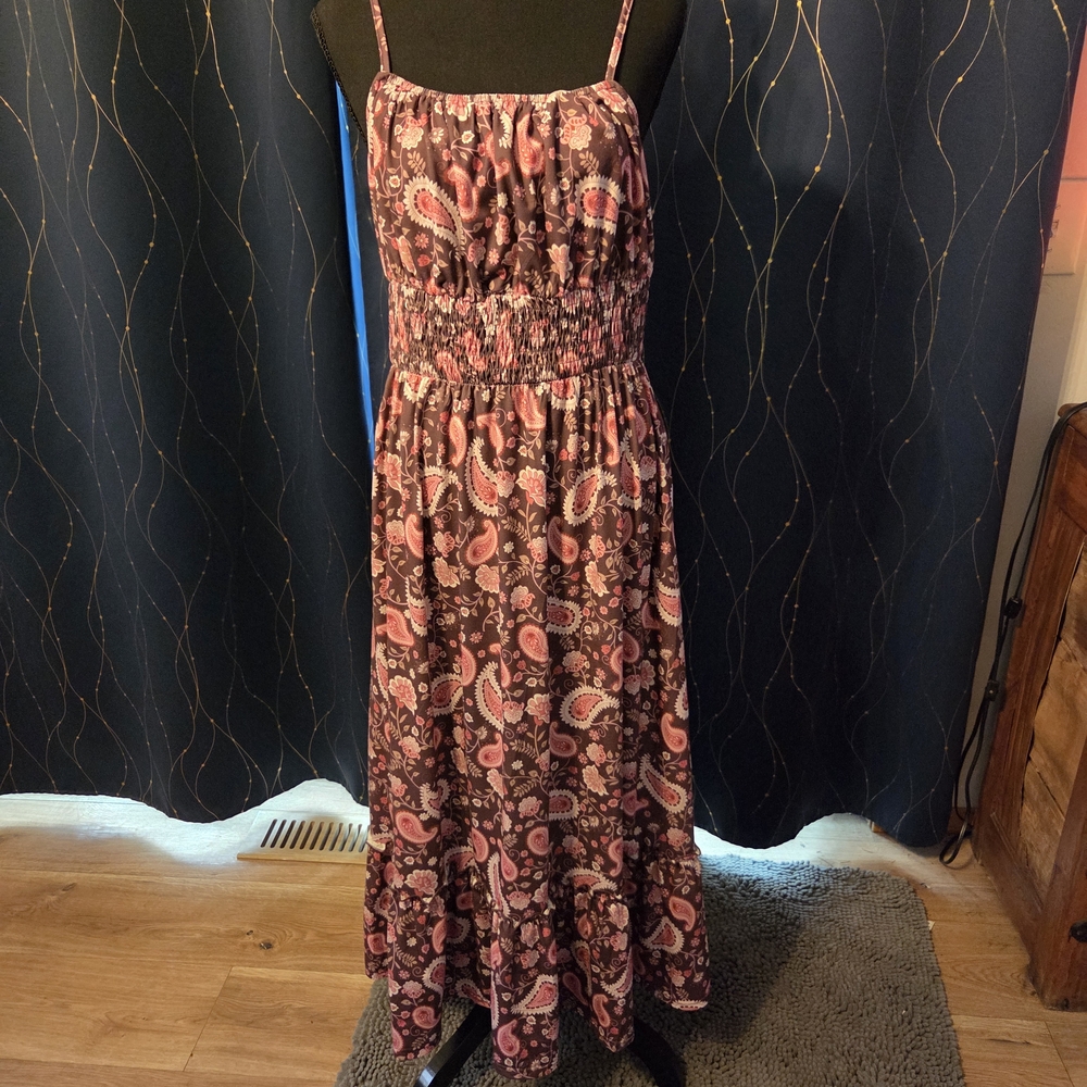 Grace Karin Pink Paisley Maxi Dress